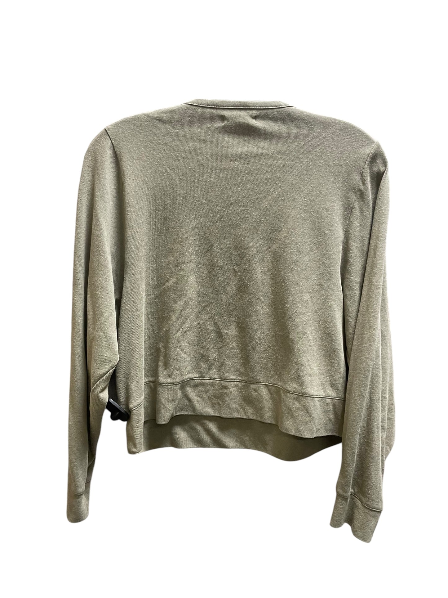 Top Long Sleeve By Madewell In Green, Size: S