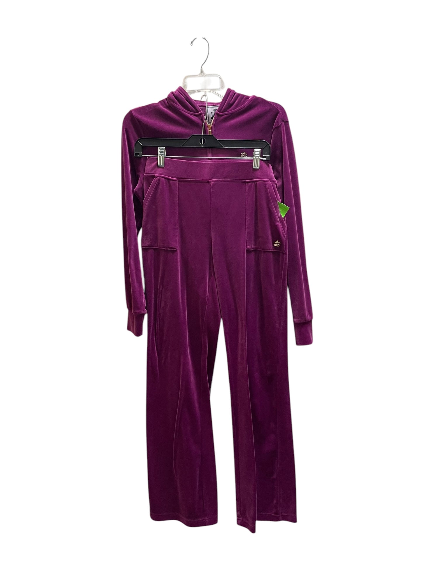 Pants Set 2pc By Juicy Couture In Purple, Size: S