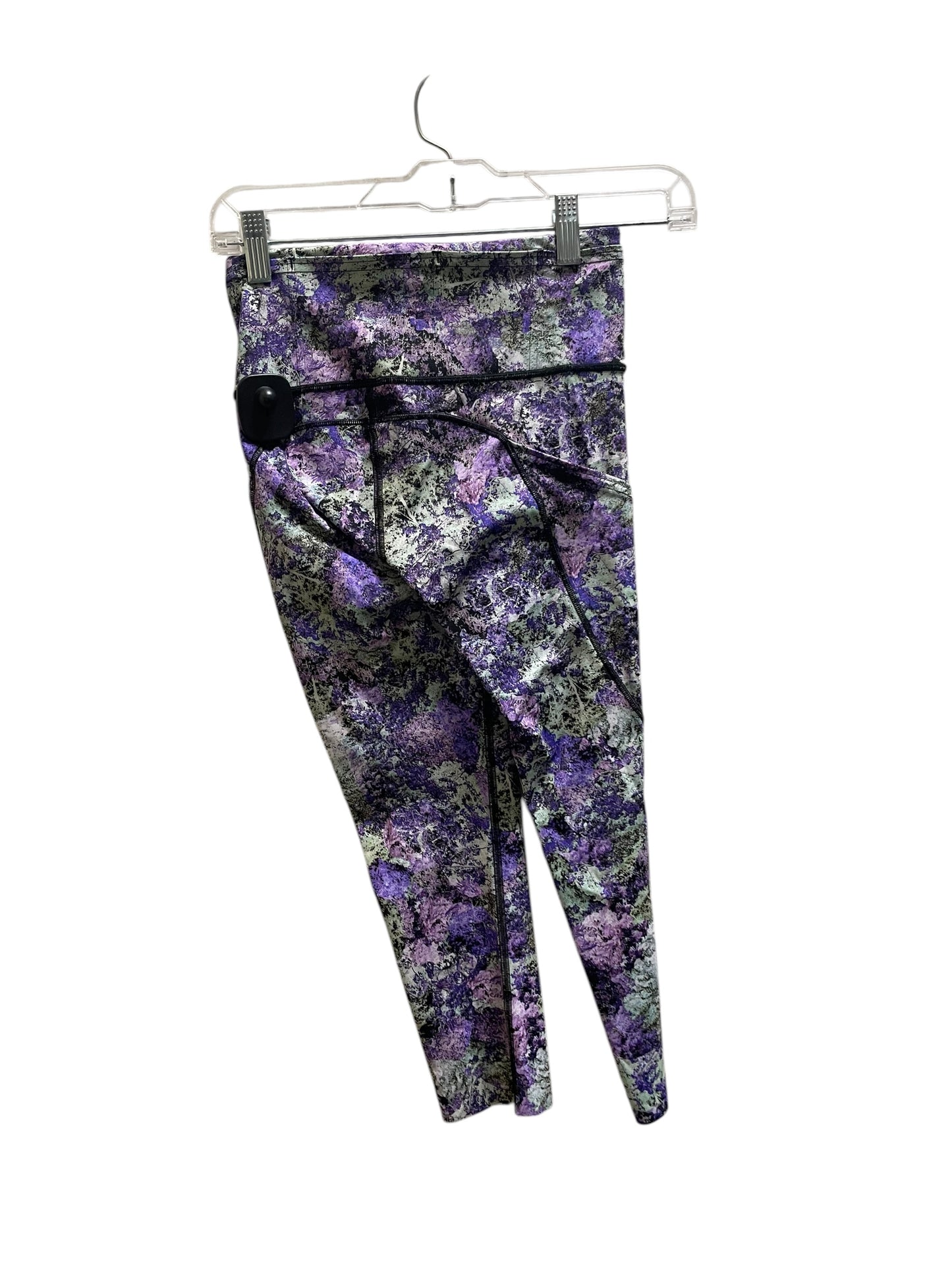 Athletic Capris By Lululemon In Purple, Size: 4