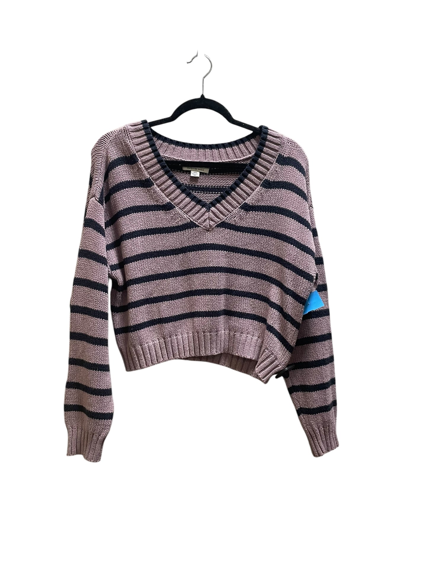 Sweater By American Eagle In Striped Pattern, Size: S