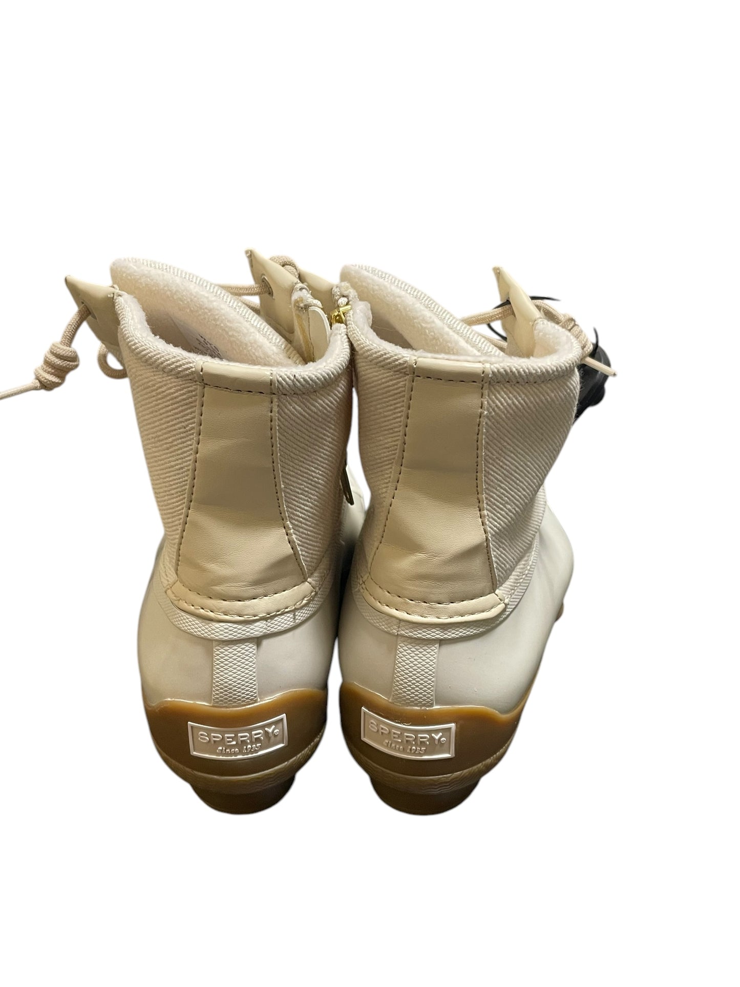 Boots Snow By Sperry In Cream, Size: 9.5