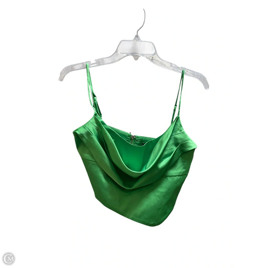 Top Sleeveless By Clothes Mentor In Green, Size: S