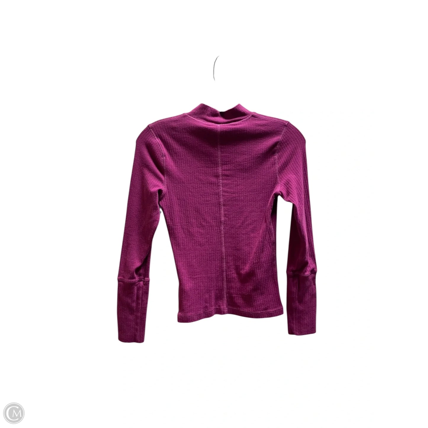 Top Long Sleeve By Free People In Pink, Size: S
