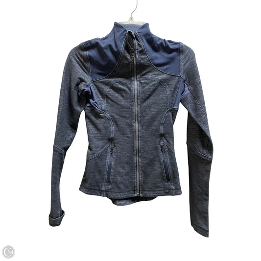 Athletic Jacket By Lululemon In Blue, Size: 2