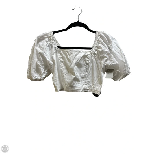 Top Short Sleeve By Aerie In White, Size: Xs
