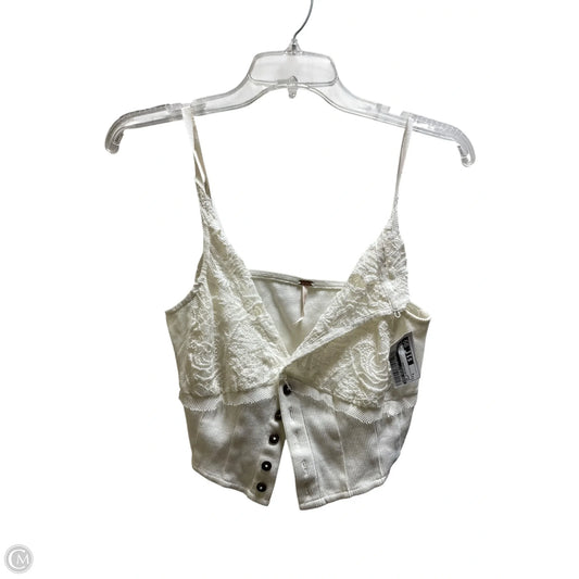 Top Sleeveless By Free People In Cream, Size: S