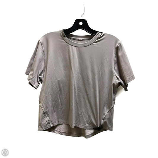 Athletic Top Short Sleeve By Lululemon In Pink, Size: S