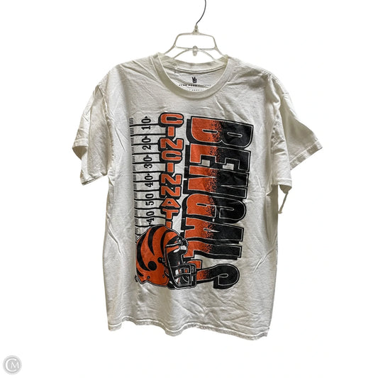Top Short Sleeve By Junk Food In White, Size: M