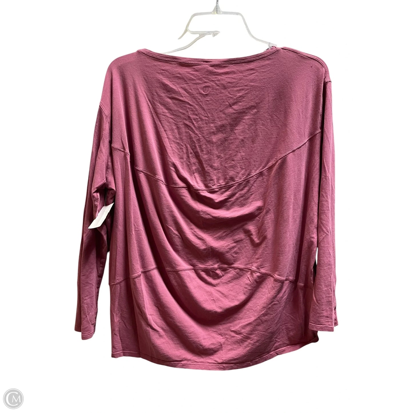 Top Long Sleeve By Lululemon In Pink, Size: 4