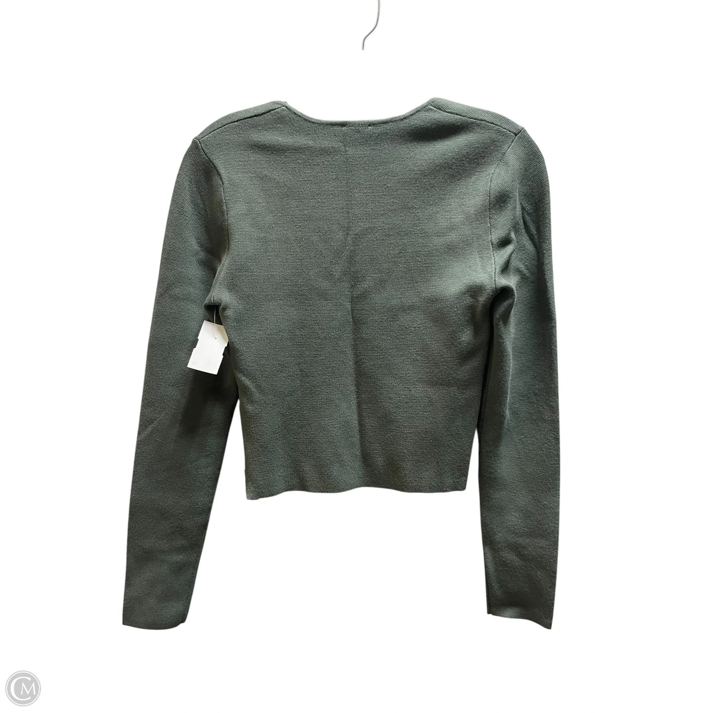 Top Long Sleeve By Abercrombie And Fitch In Green, Size: S
