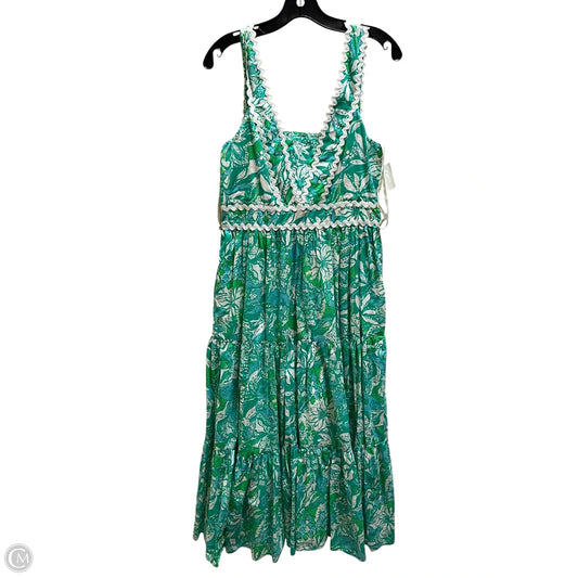 Dress Designer By Lilly Pulitzer In Green, Size: 8