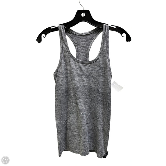 Athletic Tank Top By Lululemon In Grey, Size: 4