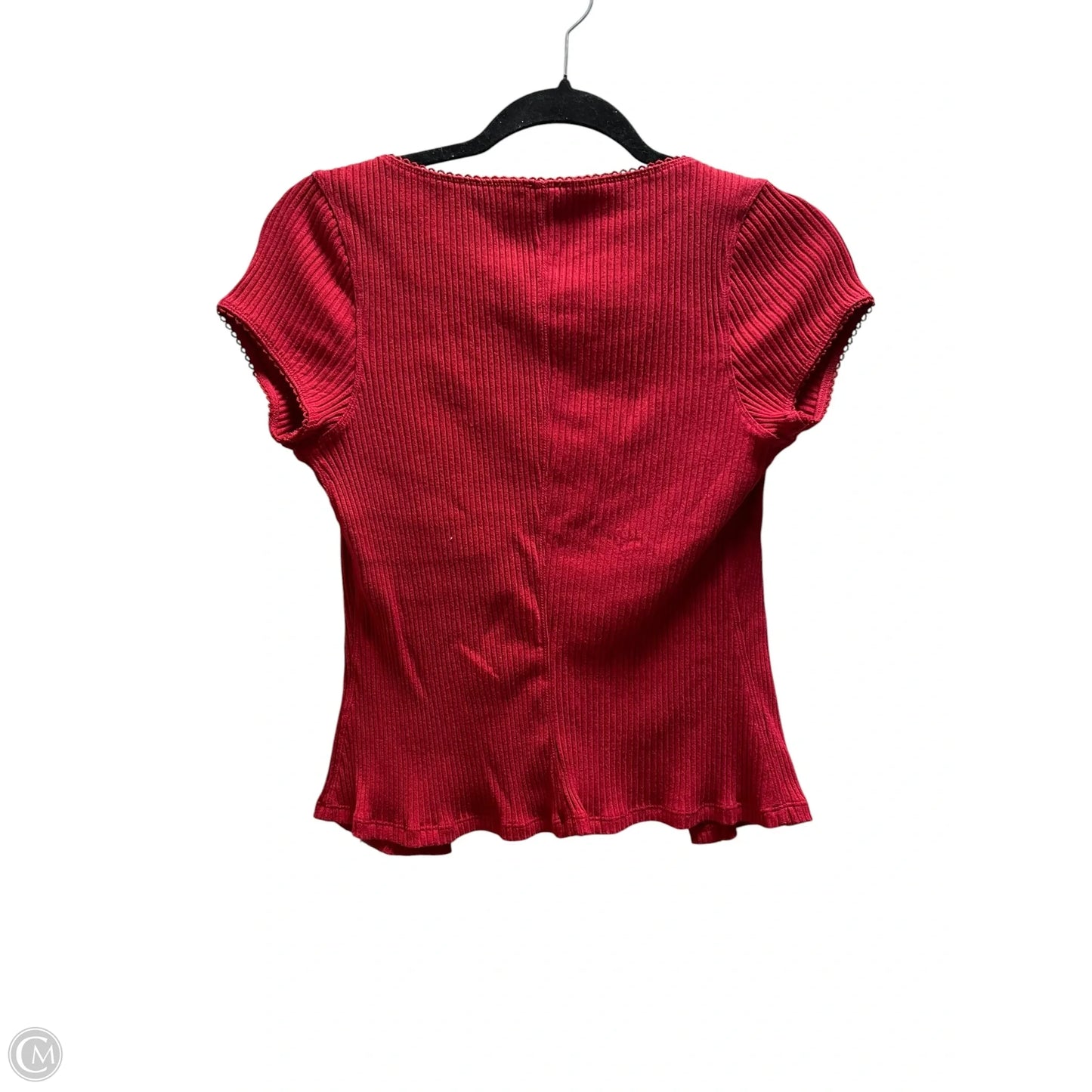 Top Short Sleeve By Free People In Red, Size: S