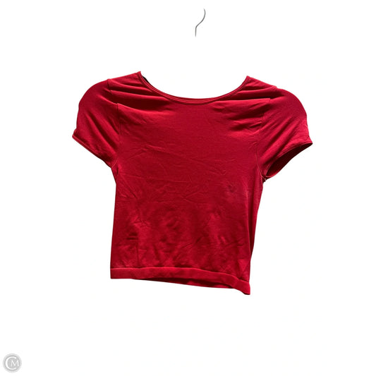 Top Short Sleeve By Free People In Red, Size: S