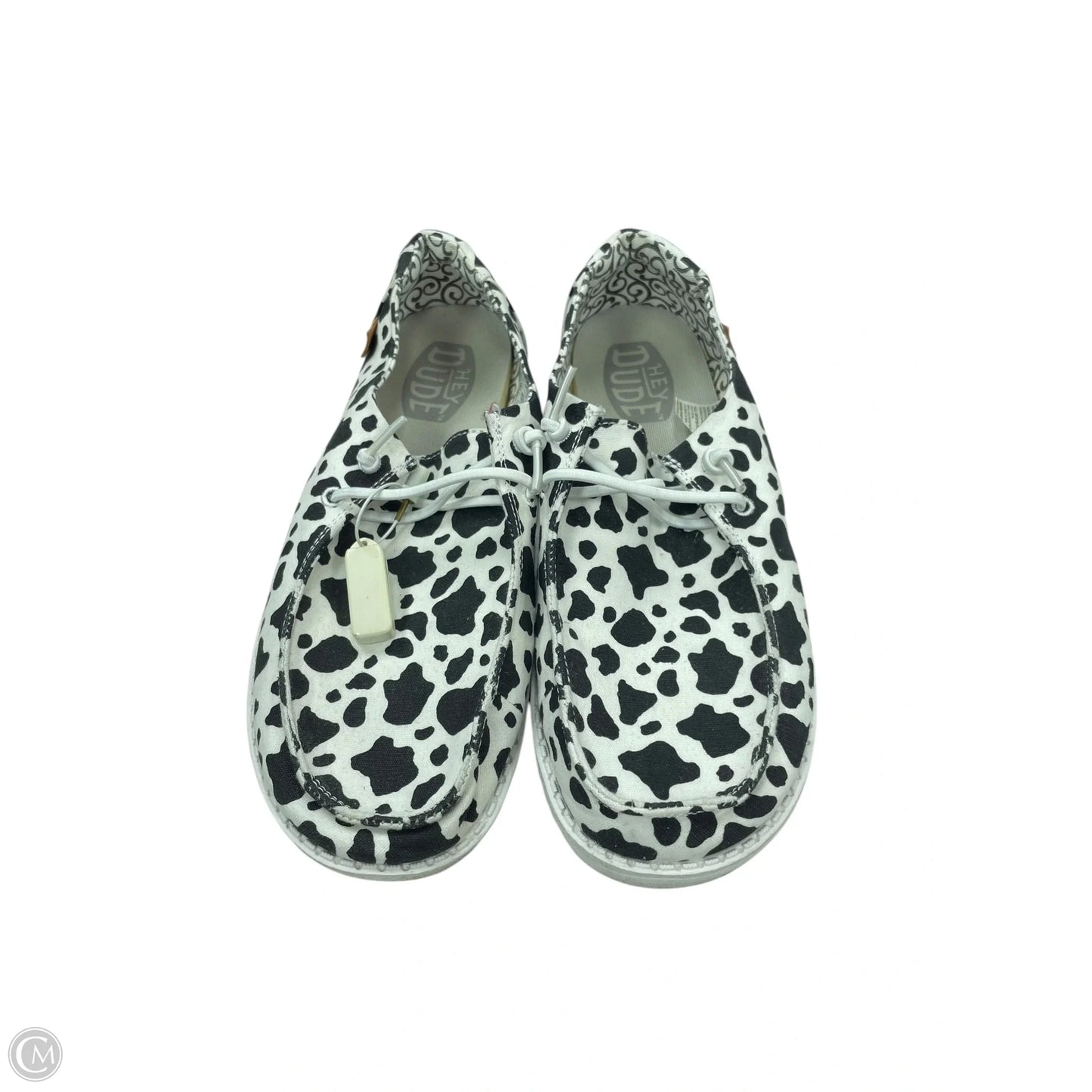 Shoes Flats By Hey Dude In Animal Print, Size: 9