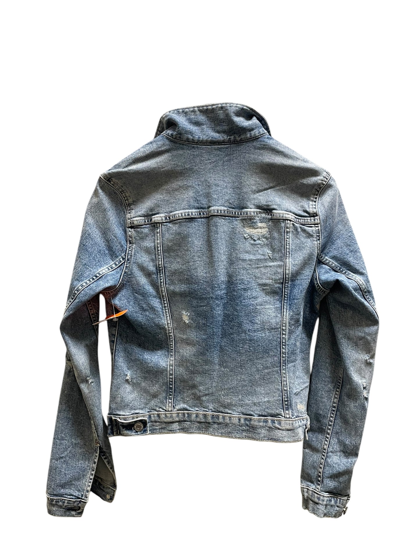 Jacket Denim By Clothes Mentor In Blue Denim, Size: S