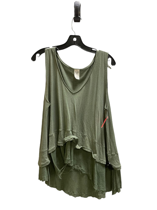 Top Sleeveless By Free People In Green, Size: Xs