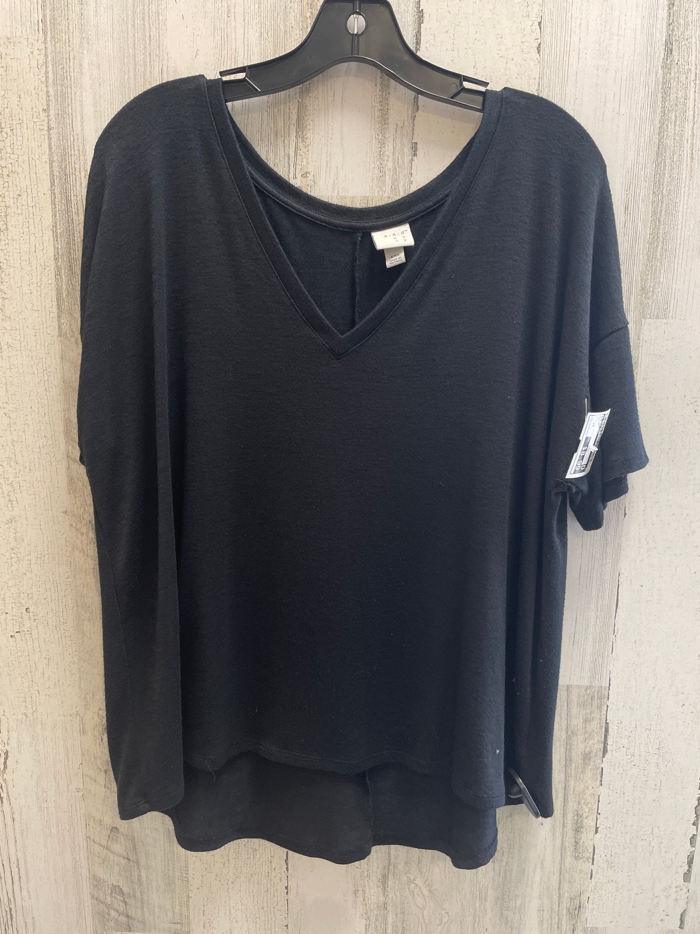 Black Top Short Sleeve A New Day, Size 2x