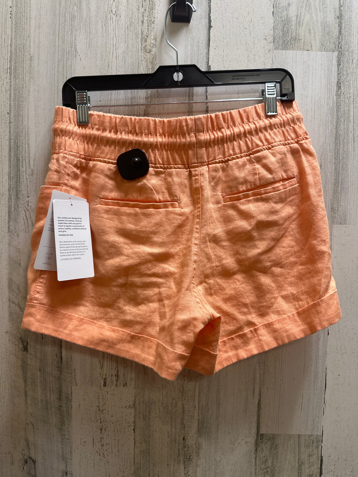 Orange Athletic Shorts Athleta, Size 4