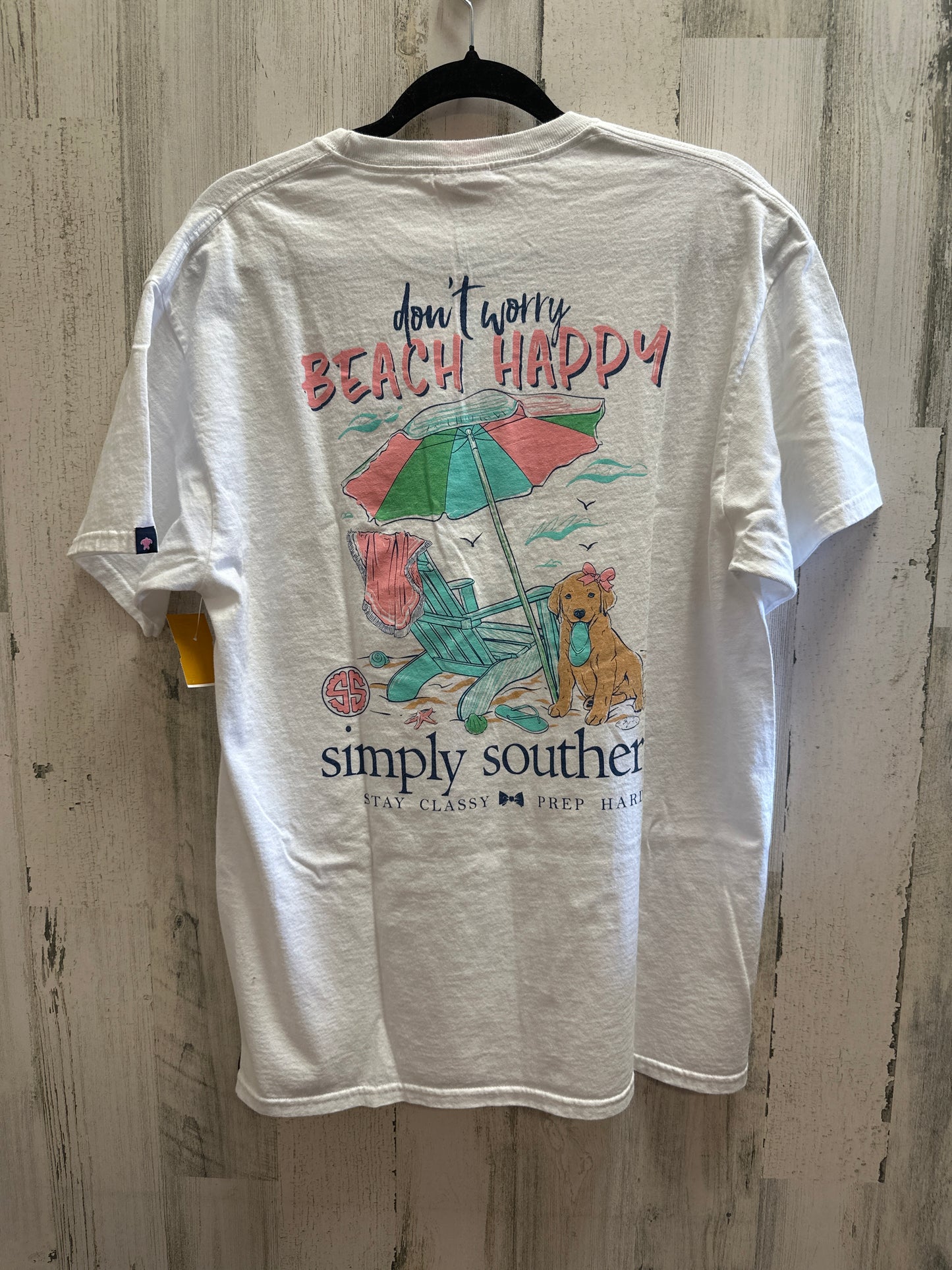Top Short Sleeve By Simply Southern  Size: L