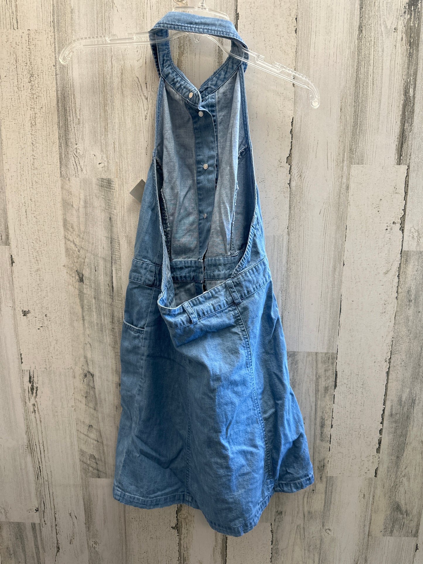 Blue Denim Dress Casual Short Free People, Size S