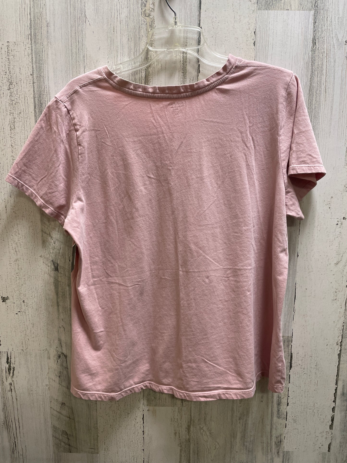 Pink Top Short Sleeve Basic Calvin Klein, Size 1x