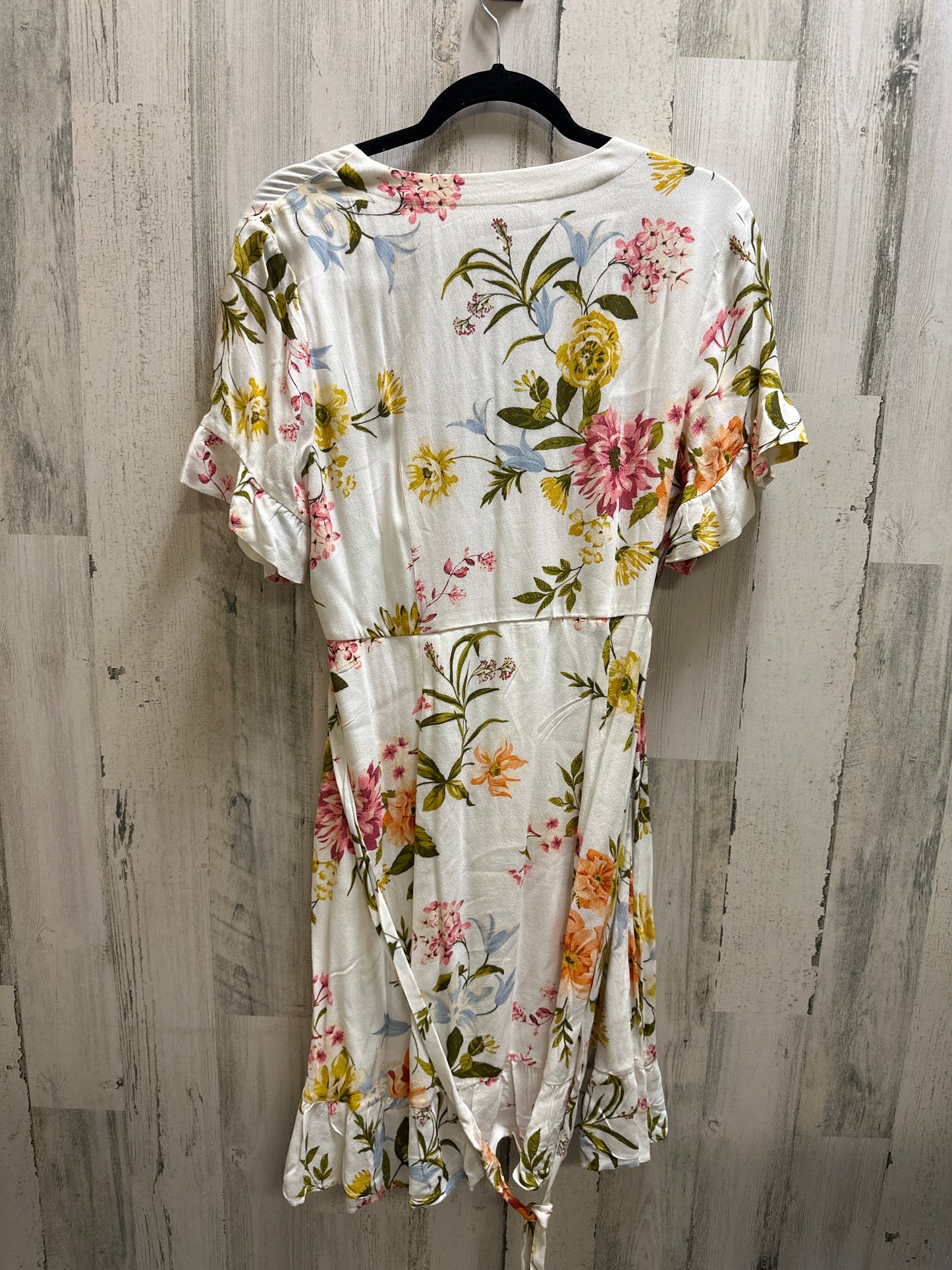 White Dress Casual Midi Loft, Size M