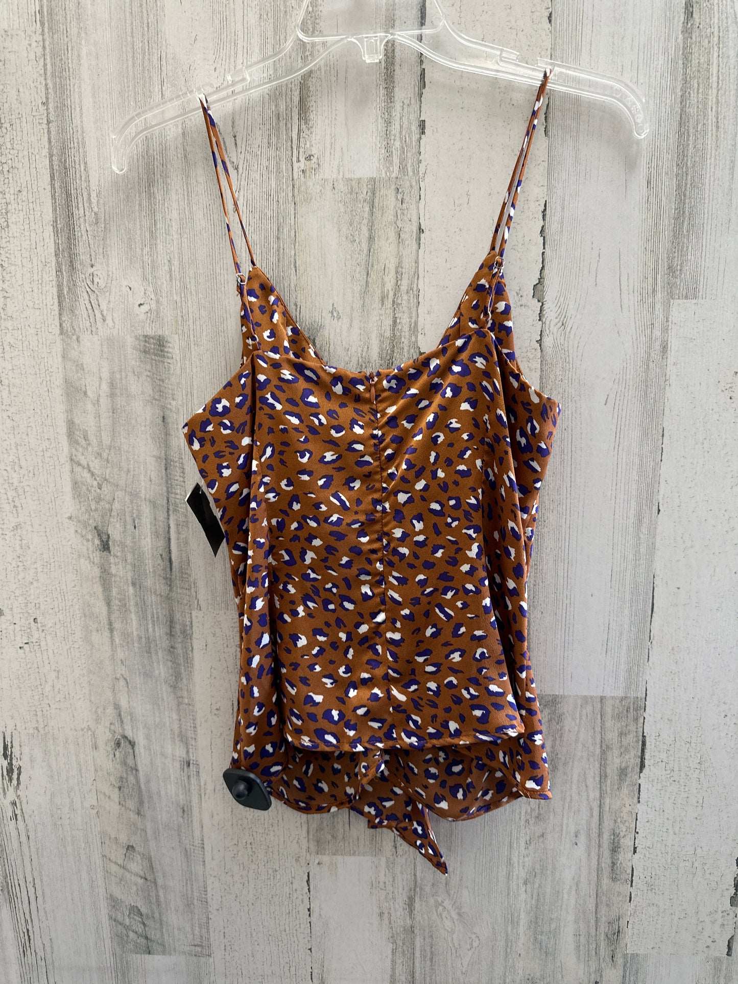 Brown Top Sleeveless Joa, Size M