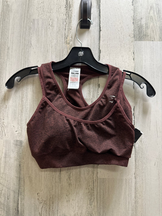 Red Athletic Bra Gym Shark, Size M