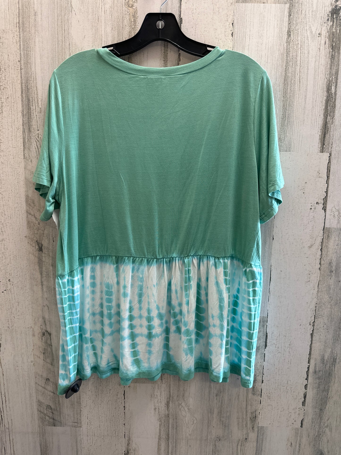 Green Top Short Sleeve Bibi, Size S