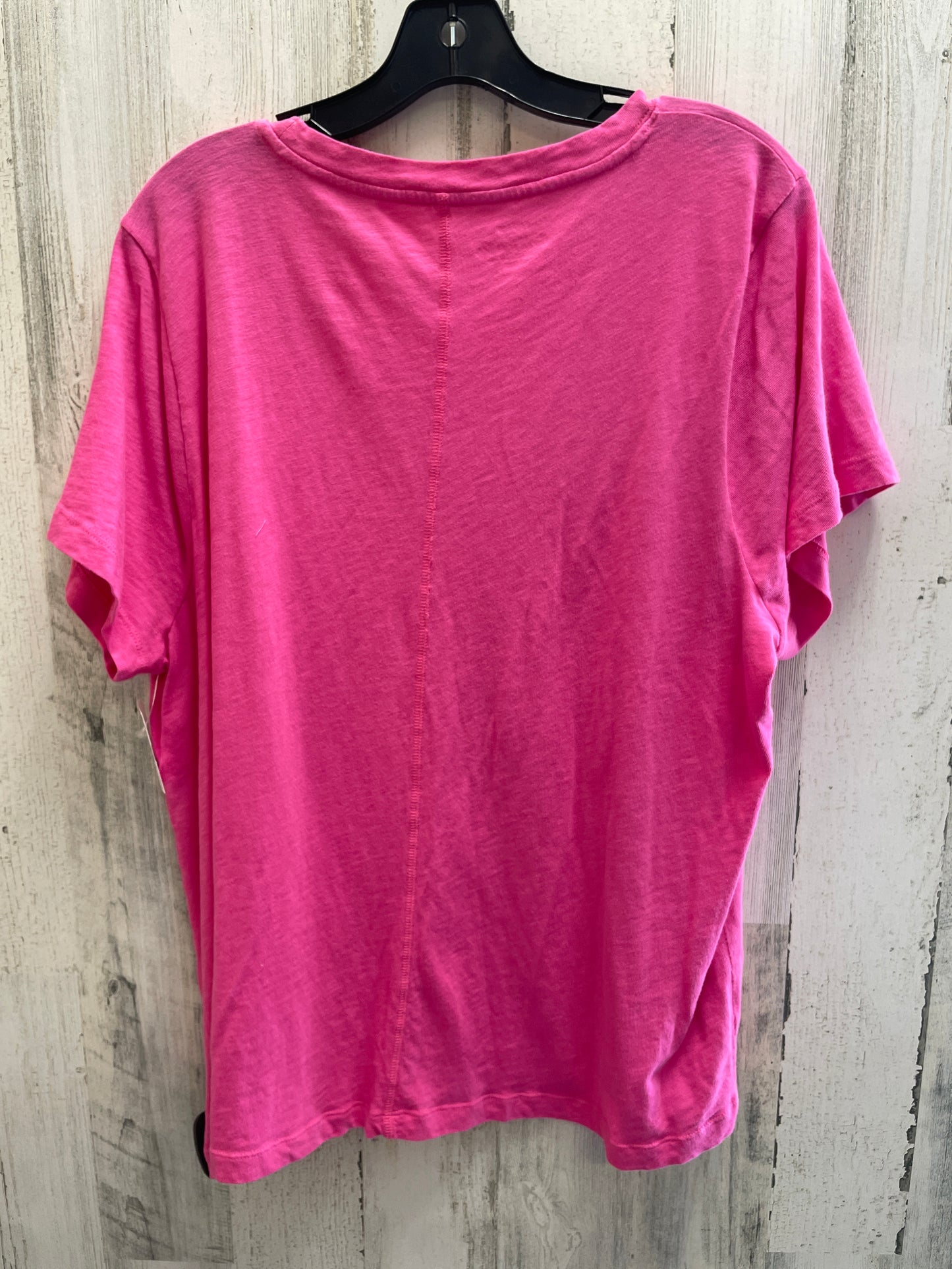 Pink Top Short Sleeve J. Crew, Size 2x