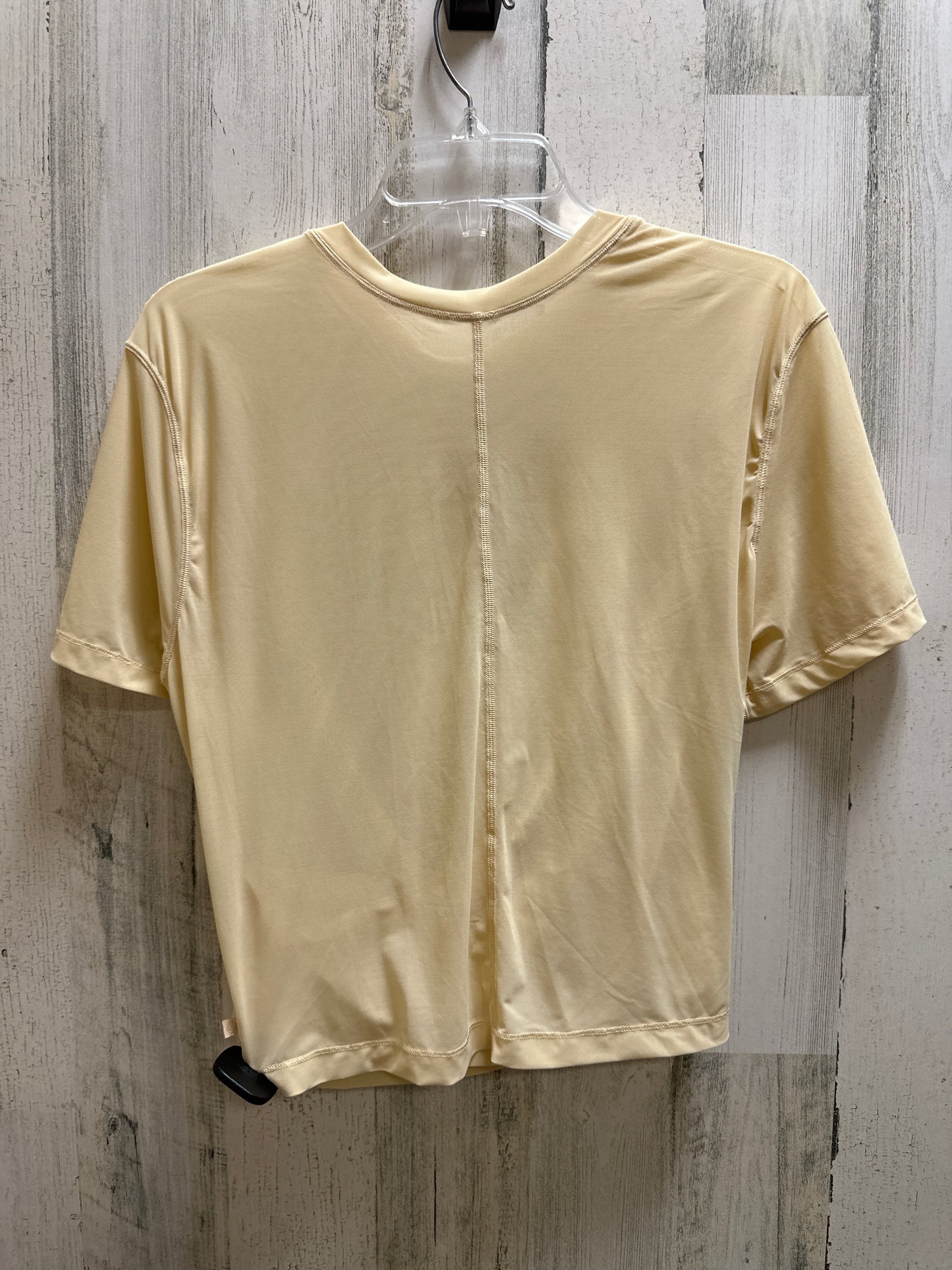 Beige Athletic Top Short Sleeve Lululemon, Size 4