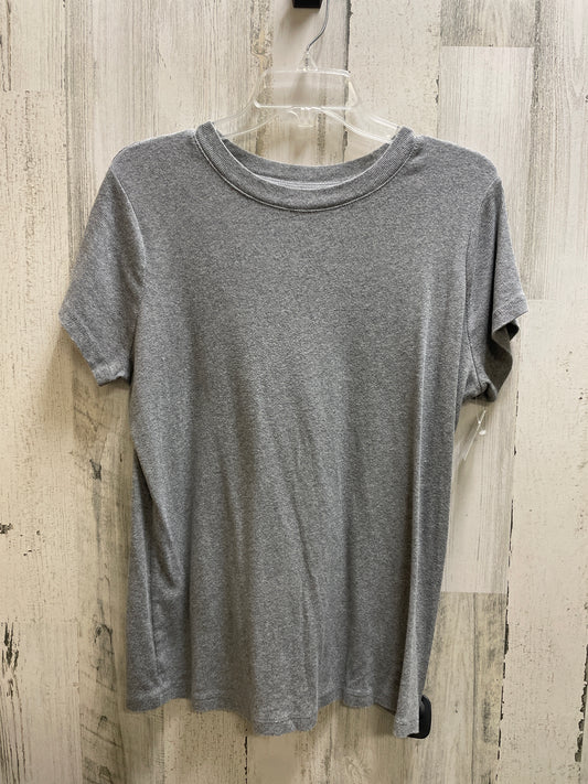 Top Short Sleeve By A New Day In Grey, Size: 2x