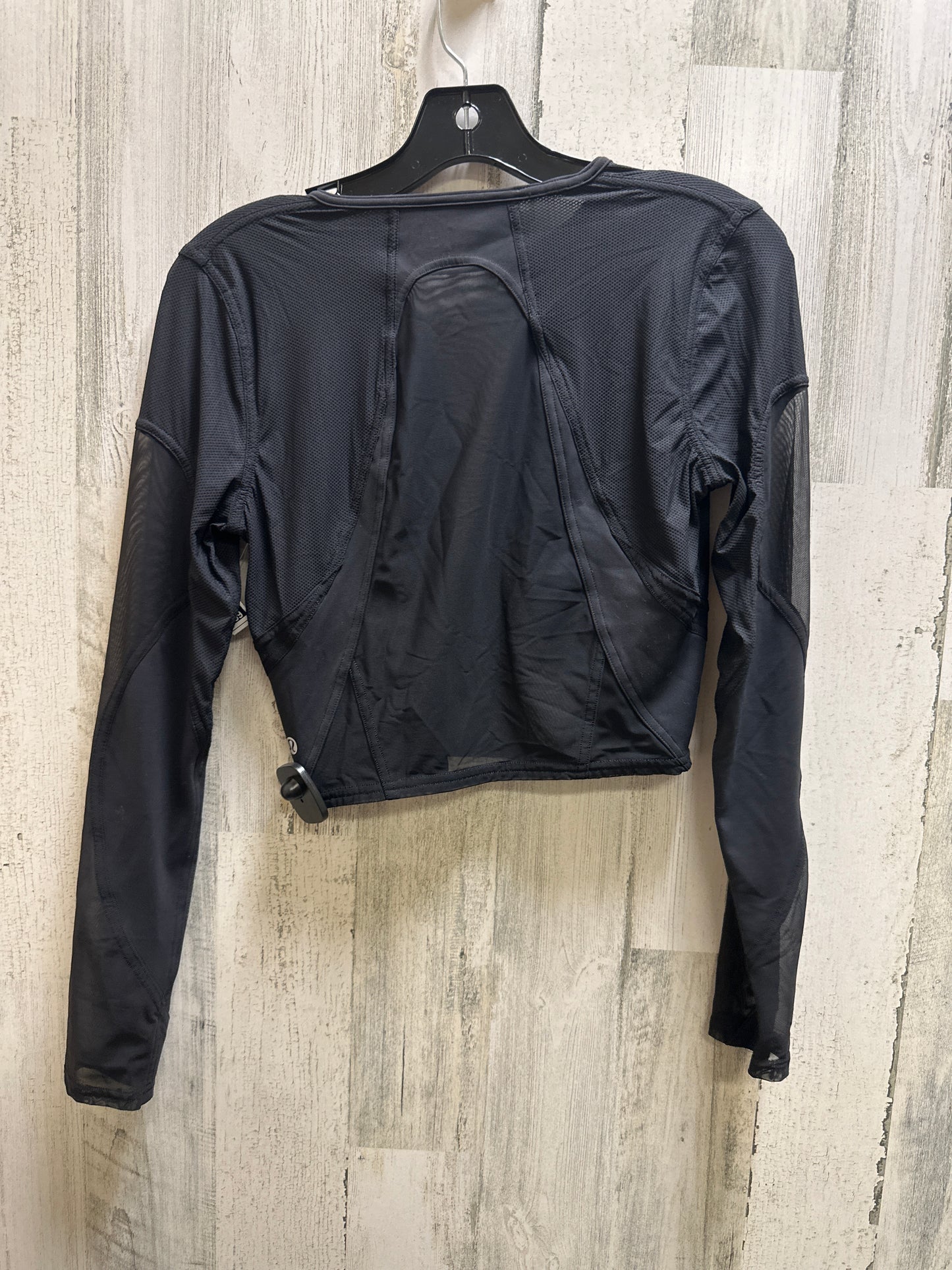 Black Athletic Top Long Sleeve Crewneck Lululemon