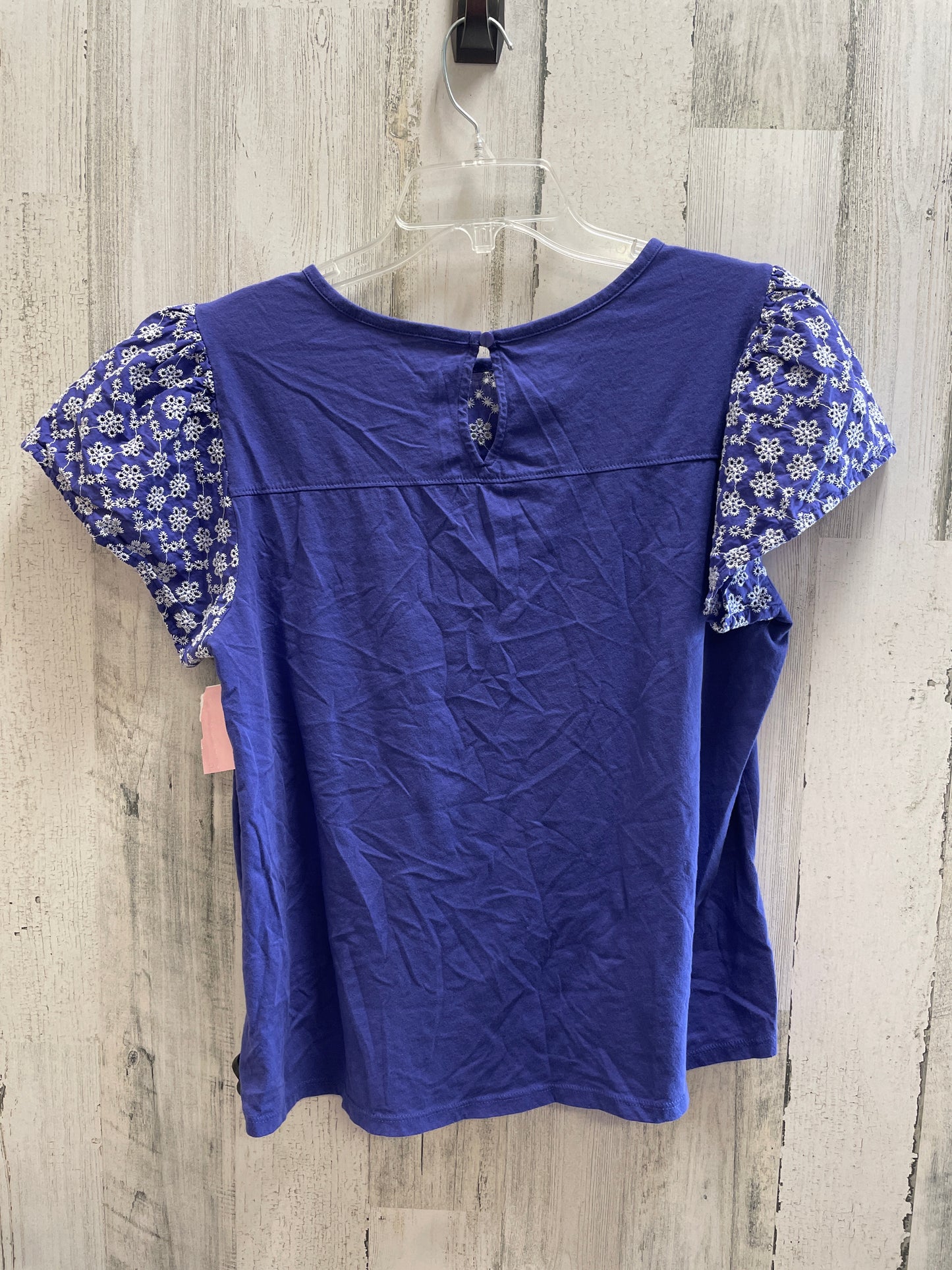 Top Short Sleeve By Loft In Purple, Size: M