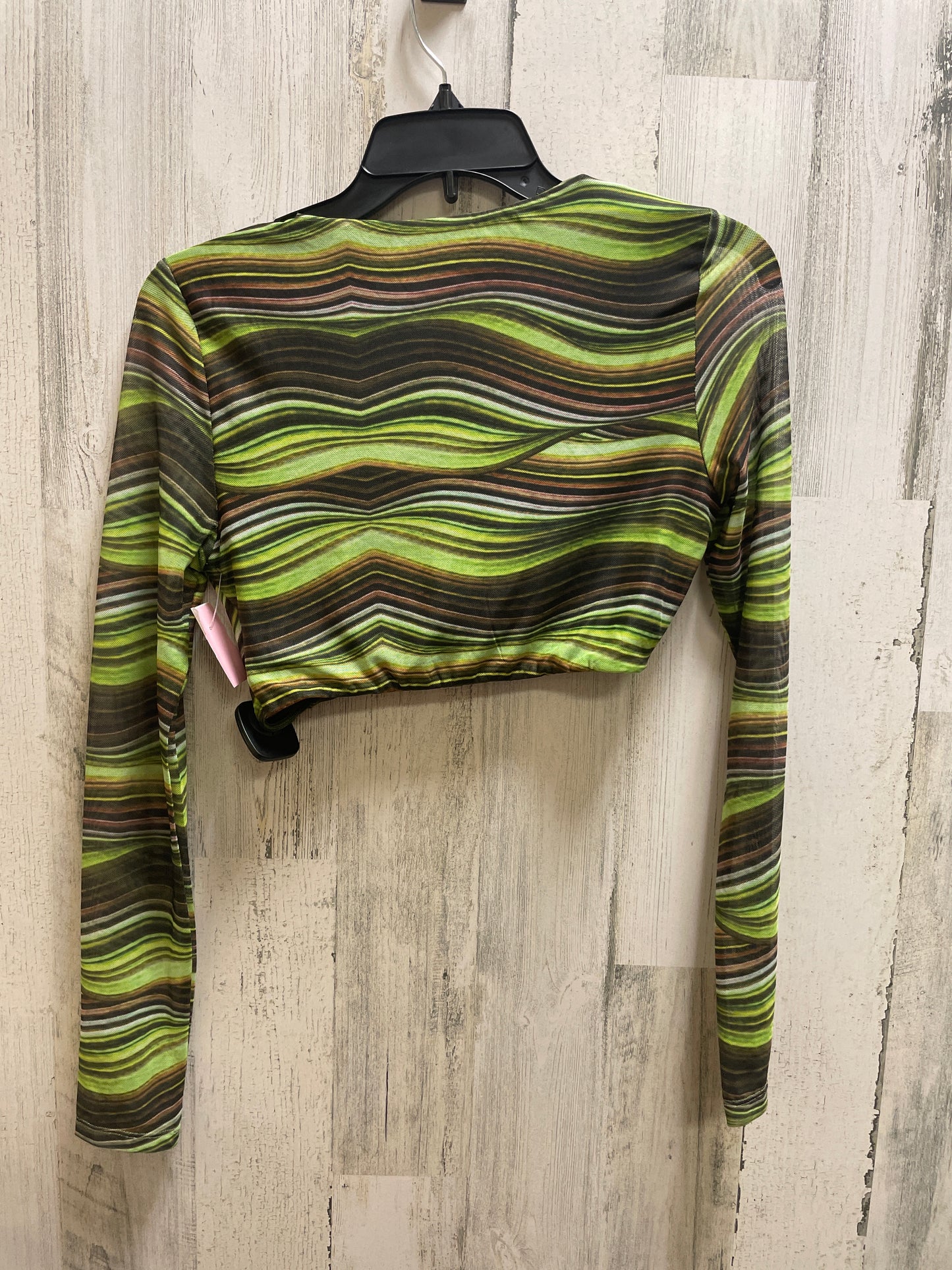 Top Long Sleeve By Clothes Mentor In Green, Size: S