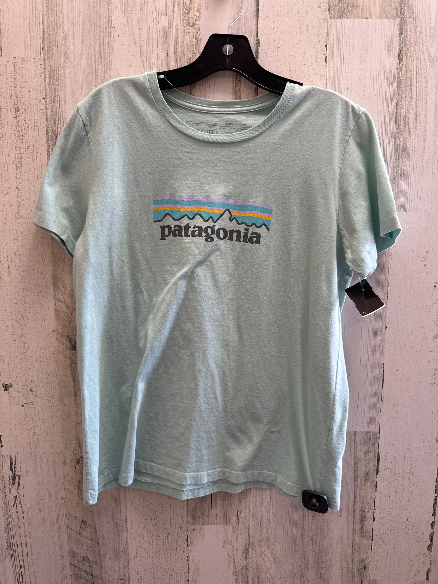 Green Top Short Sleeve Patagonia, Size S