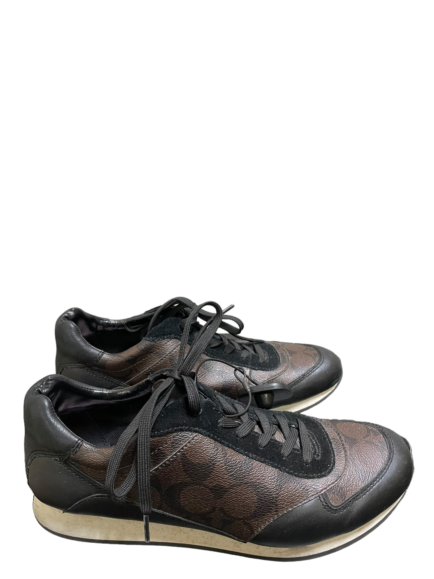 Shoes Athletic By Coach In Brown, Size: 9.5