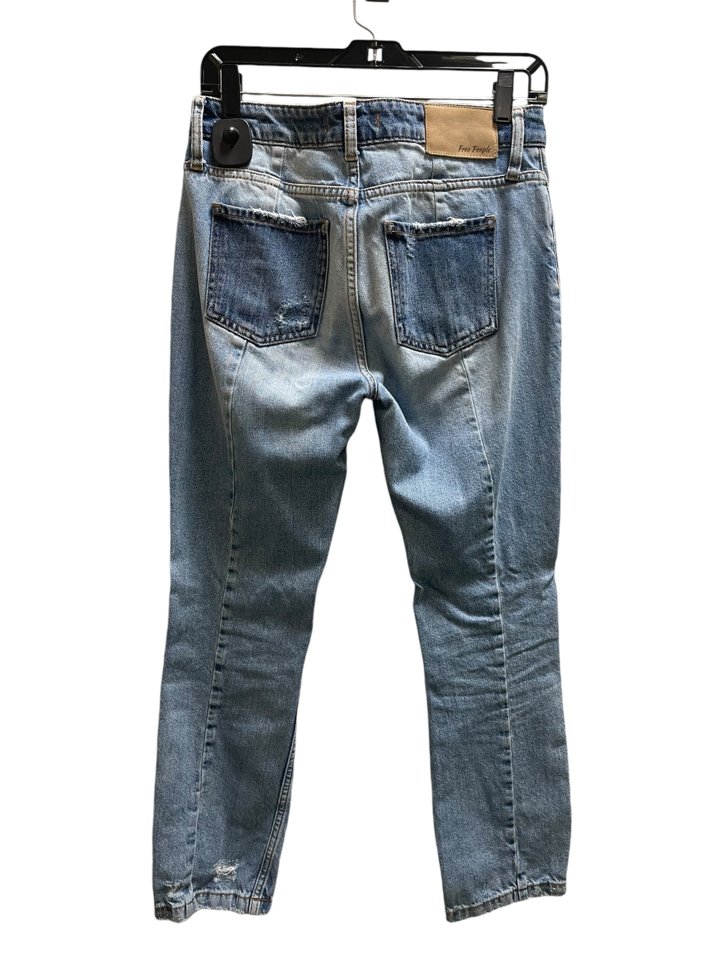 Jeans Boyfriend By Free People In Blue, Size: 2