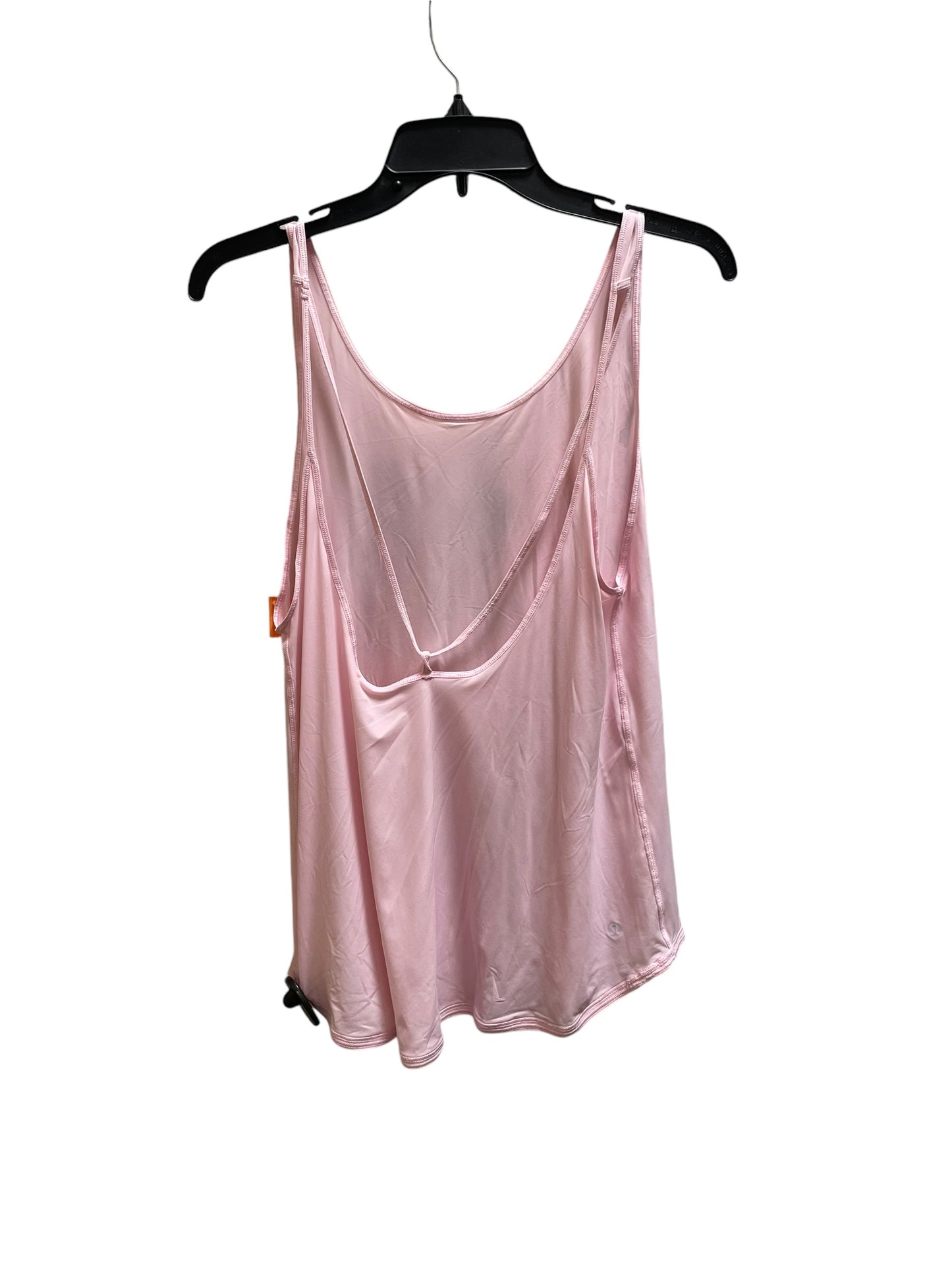 Athletic Tank Top By Lululemon In Pink, Size: 6