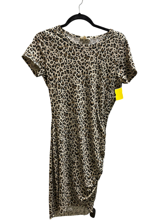 Dress Casual Short By La Miel In Animal Print, Size: S