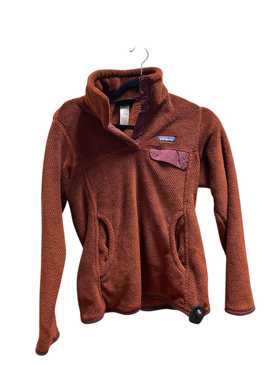 Sweatshirt Collar By Patagonia In Brown, Size: S