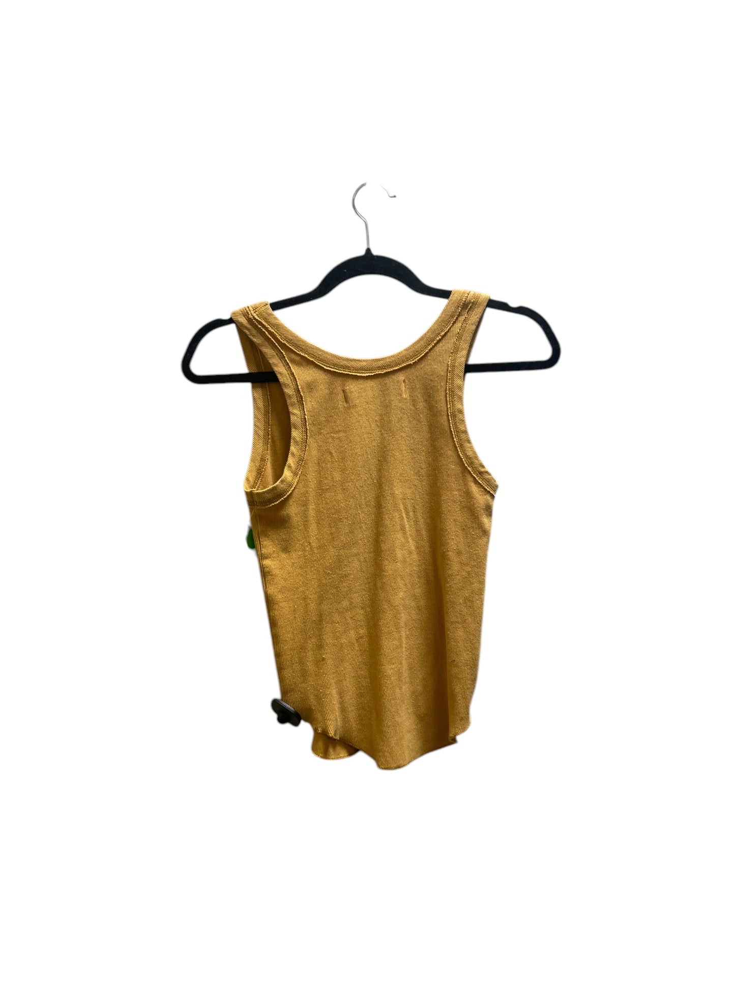 Top Sleeveless By Free People In Yellow, Size: Xs