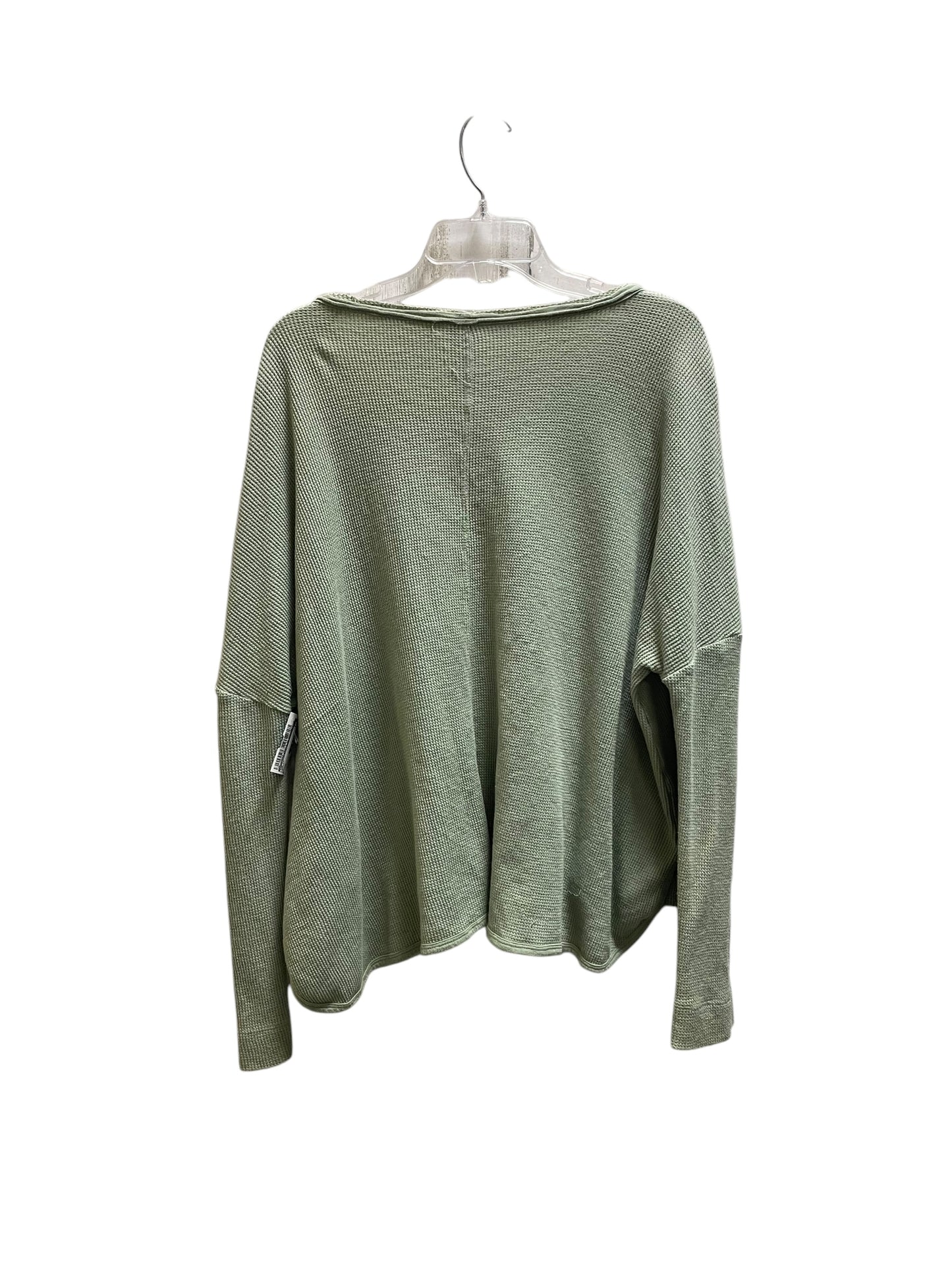 Top Long Sleeve By Anthropologie In Green, Size: M