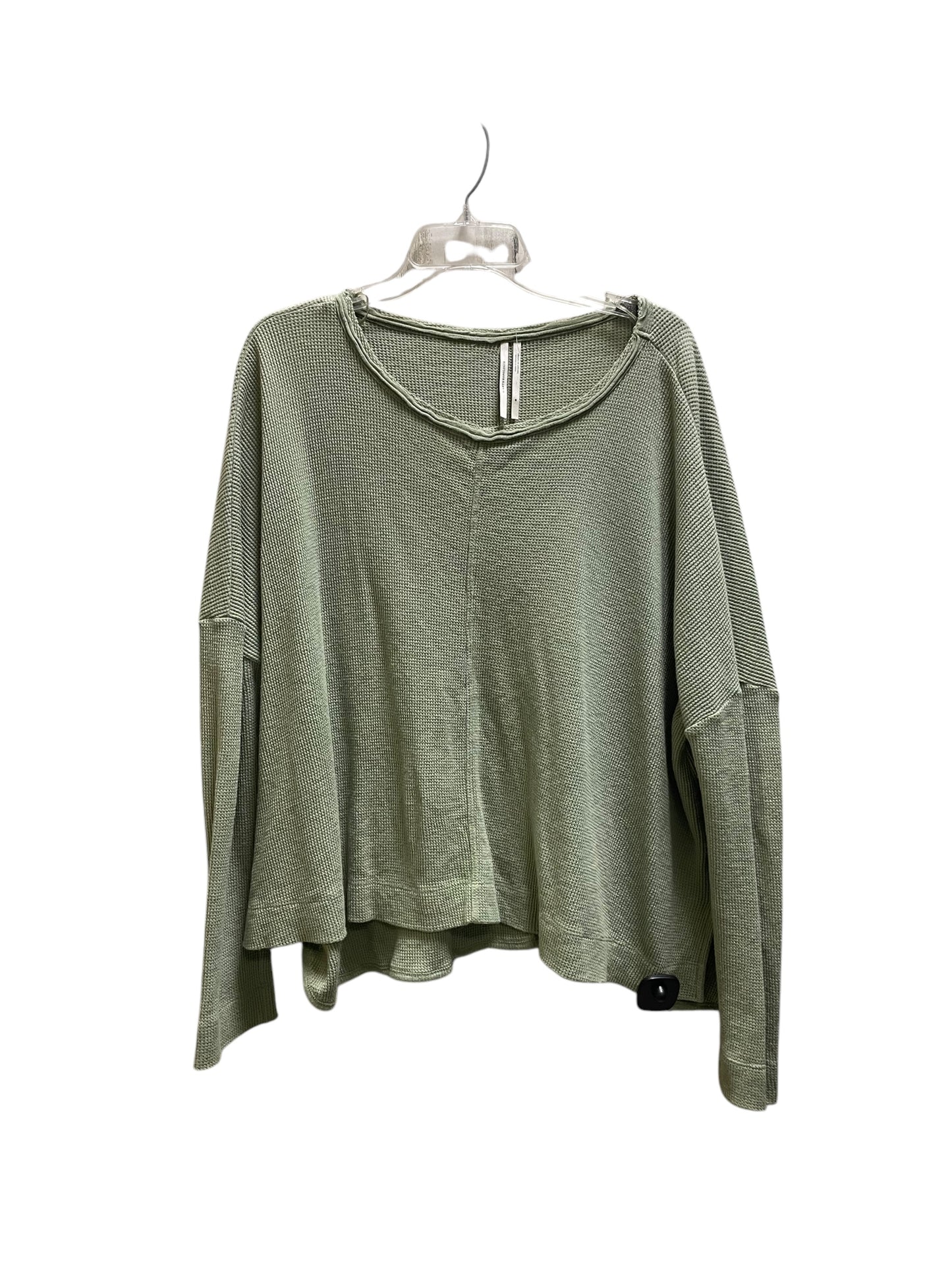 Top Long Sleeve By Anthropologie In Green, Size: M