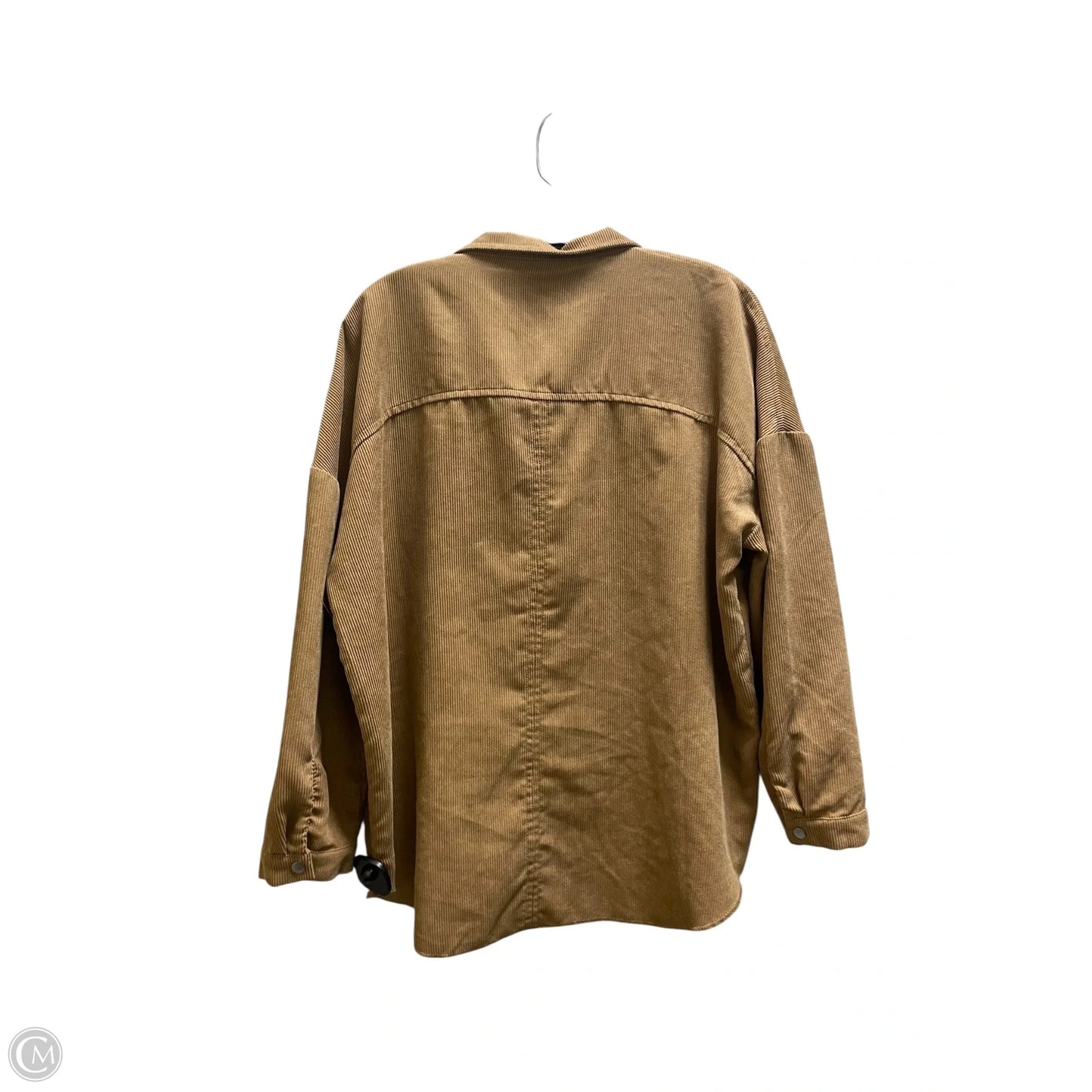 Top Long Sleeve By Abound In Brown, Size: S