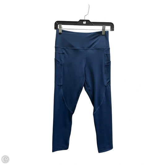 Athletic Capris By Zyia In Blue, Size: 4