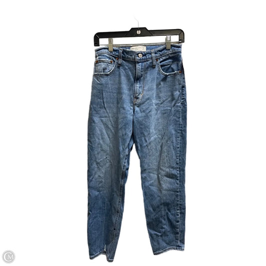 Jeans Straight By Abercrombie And Fitch In Blue, Size: 4