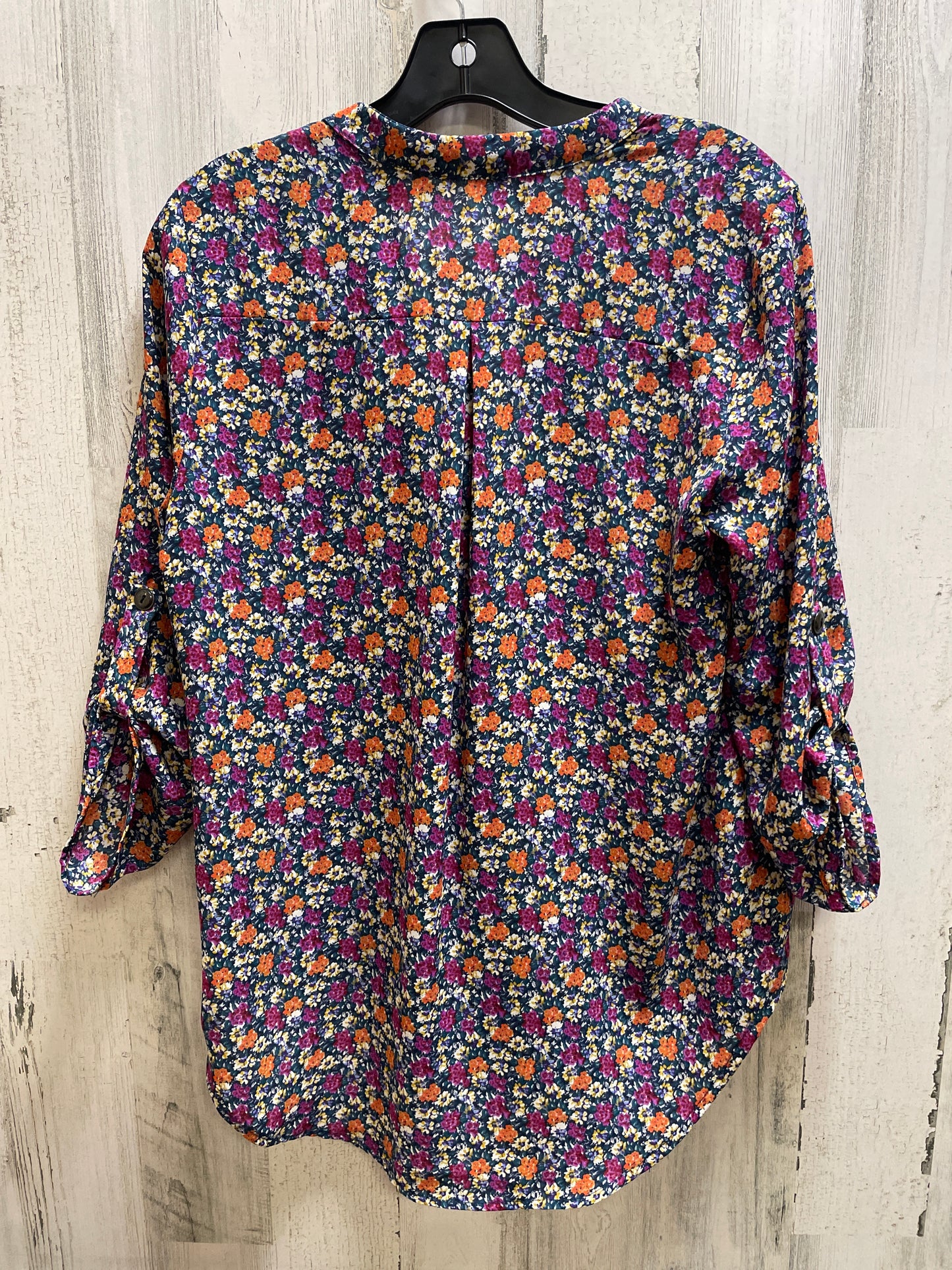 Top Long Sleeve By Lush In Blue, Size: S