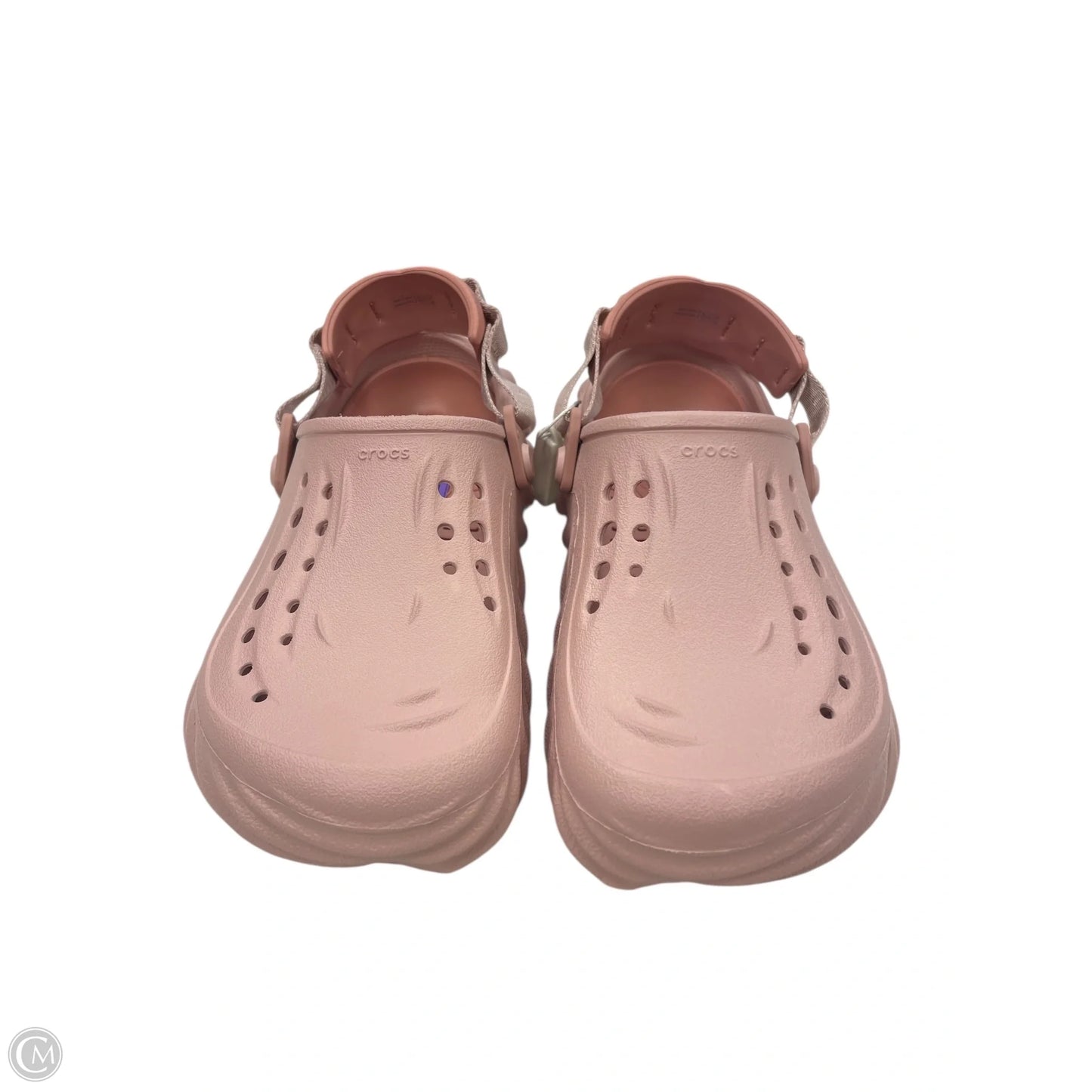 Shoes Flats By Crocs In Pink, Size: 6